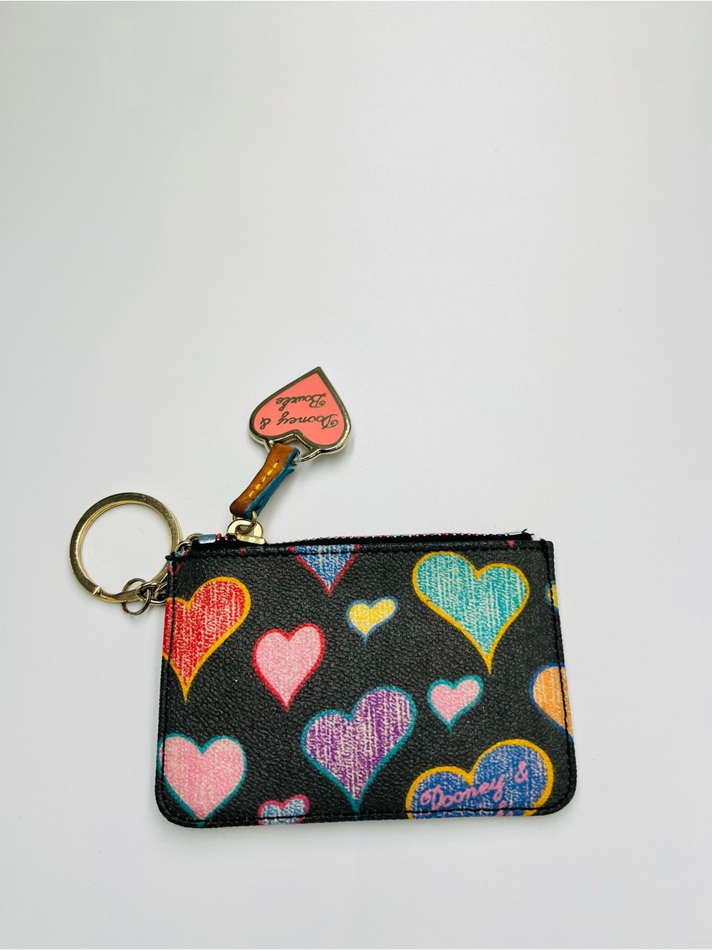 Dooney & Bourke Zip Card Case / Coin Pouch / Keychain